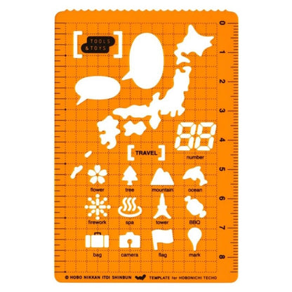 Hobonichi Stencils / Ruler / Writing Tool