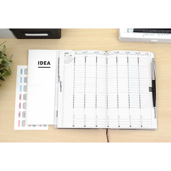 Kokuyo Jibun Techo Accessories (Refill, Stencil Template, To-Do Sticky Note, Pencil Board)