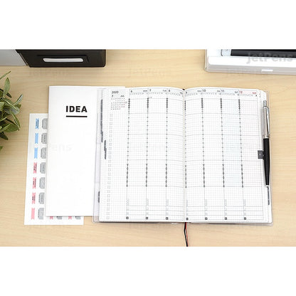 Kokuyo Jibun Techo Accessories (Refill, Stencil Template, To-Do Sticky Note, Pencil Board)