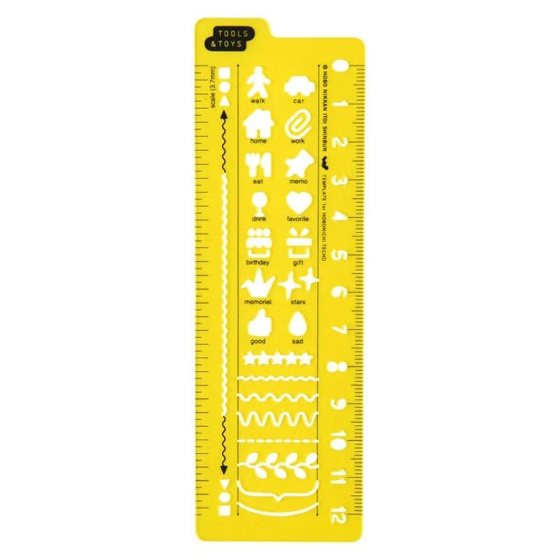 Hobonichi Stencils / Ruler / Writing Tool