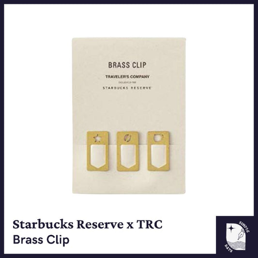 [On Hand] Traveler's Company x Starbucks Reserve Brass Clip