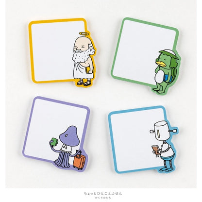 Hobonichi Short Phrase Sticky Notes (Close Friends/Family, Fantastic Friends, Creatures)