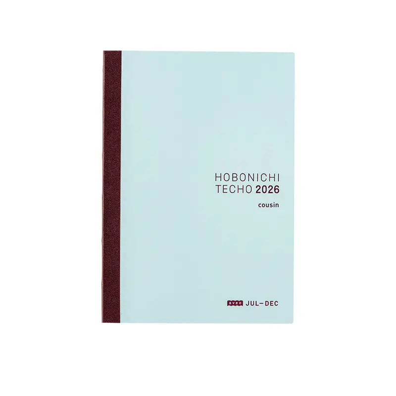 HOBONICHI 2026 Techo Original / Planner English / Cousin / Avec / Day Free / 5 Year / One Piece Note