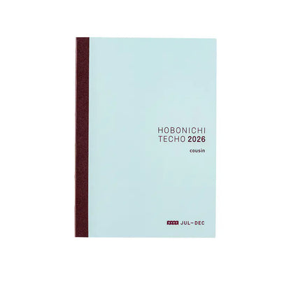 HOBONICHI 2026 Techo Original / Planner English / Cousin / Avec / Day Free / 5 Year / One Piece Note