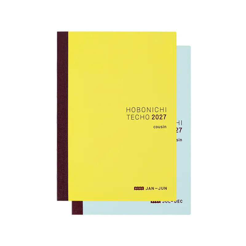 HOBONICHI 2027 Techo Original / Planner English / Cousin / Avec / Day Free / 5 Year / One Piece Note