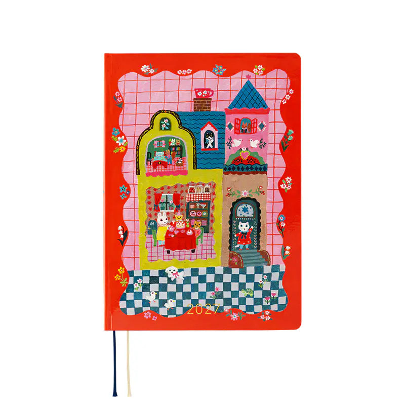 Hobonichi 2027 HON Techo - A6 / A5 - Planner English Japanese Daily Planner Notebook Hard Cover