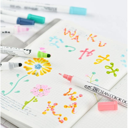 [On Hand] Kuretake Zig Clean Color Dot 4-Color Set