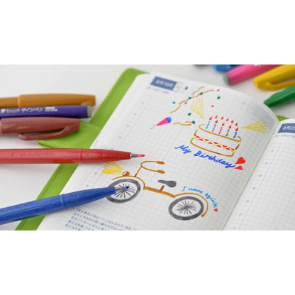 Pentel Brush-Touch Felt Tip Pen