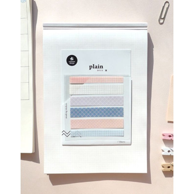 Suatelier Korea Mini Series / Plain / Seal Stickers / Sticky Memo