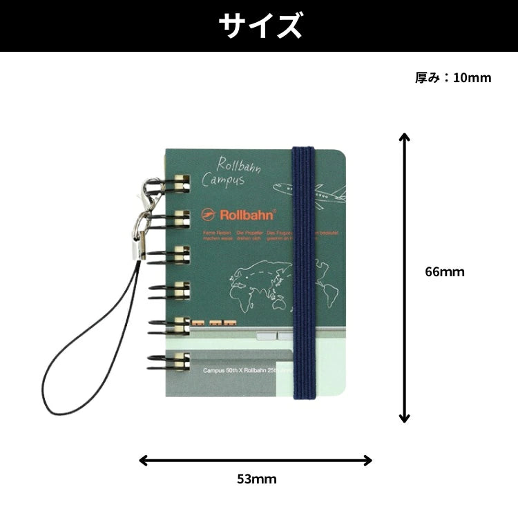 Delfonics Rollbahn Memo Micro - Miniature Notebook