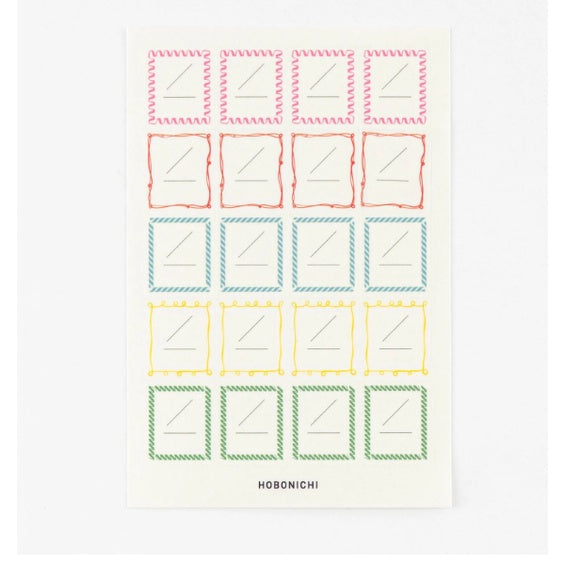 Hobonichi Frame Stickers