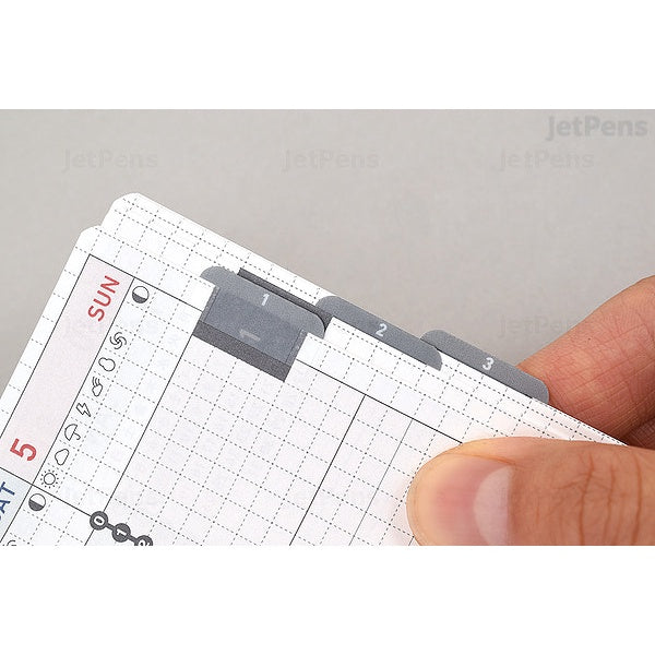 Kokuyo Jibun Techo Accessories (Refill, Stencil Template, To-Do Sticky Note, Pencil Board)