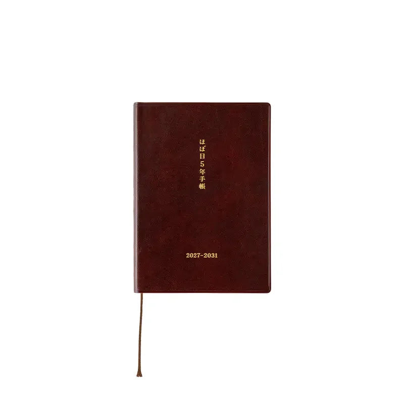 HOBONICHI 2027 Techo Original / Planner English / Cousin / Avec / Day Free / 5 Year / One Piece Note