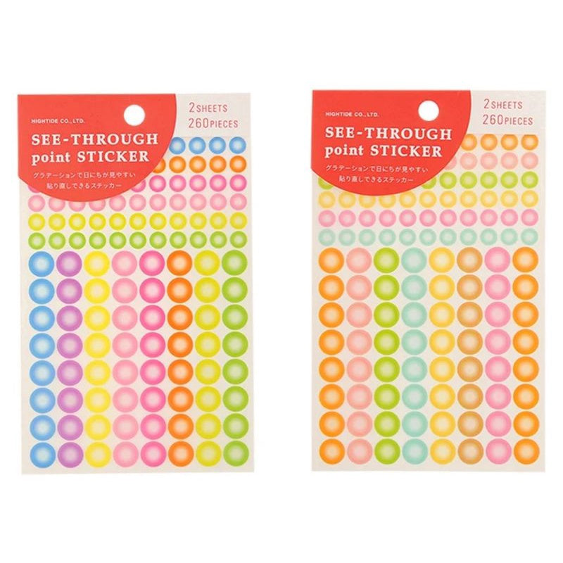 Hightide See-Through Dot Stickers