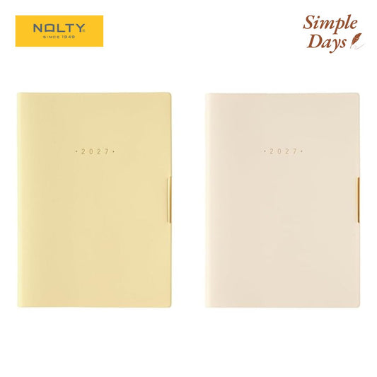 NOLTY Ecri Plus 2027 Planner Notebook - Monthly + Weekly Grid - B6 Size - 2319, 2320