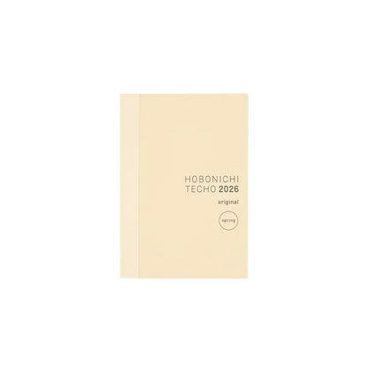 HOBONICHI 2026 Techo Original / Planner English / Cousin / Avec / Day Free / 5 Year / One Piece Note
