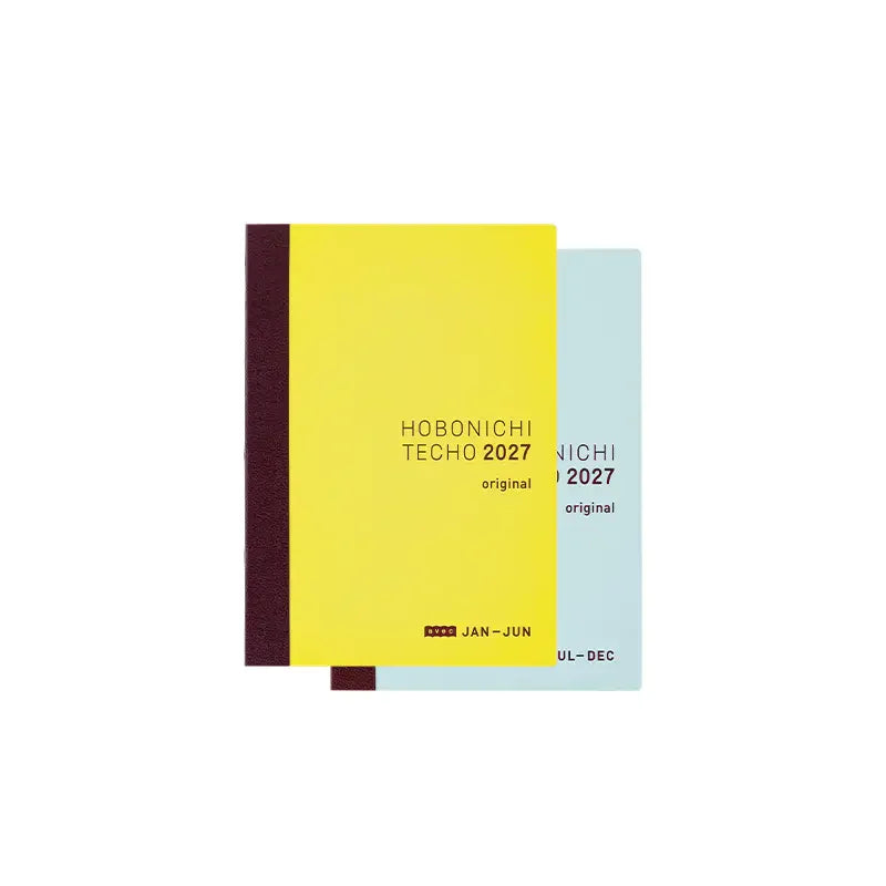 HOBONICHI 2027 Techo Original / Planner English / Cousin / Avec / Day Free / 5 Year / One Piece Note