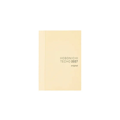 HOBONICHI 2027 Techo Original / Planner English / Cousin / Avec / Day Free / 5 Year / One Piece Note