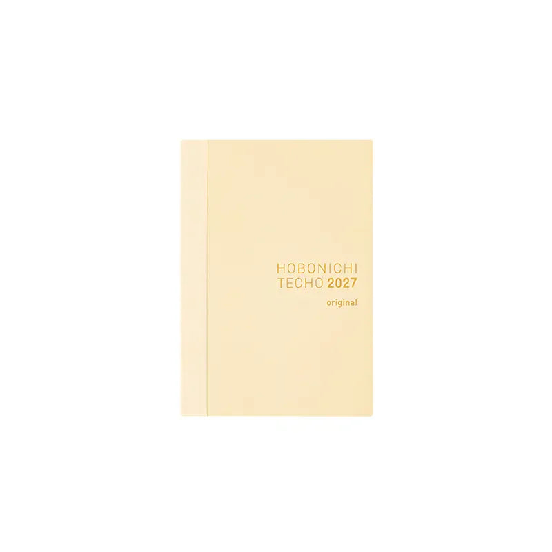 HOBONICHI 2027 Techo Original / Planner English / Cousin / Avec / Day Free / 5 Year / One Piece Note