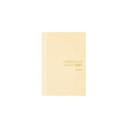 HOBONICHI 2027 Techo Original / Planner English / Cousin / Avec / Day Free / 5 Year / One Piece Note
