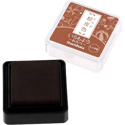 [On Hand] Shachihata Iromoyo Warabe Ink Pad Oil Based 29 Colors Clear Stamps Journal Scrapbooking