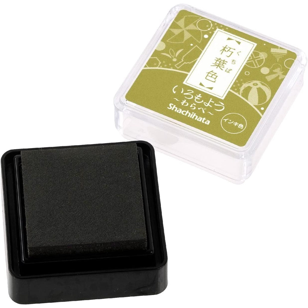 [On Hand] Shachihata Iromoyo Warabe Ink Pad Oil Based 29 Colors Clear Stamps Journal Scrapbooking