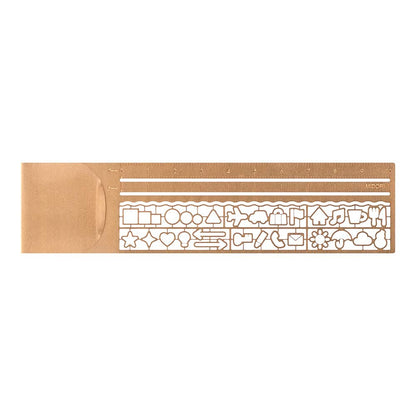[On Hand] Midori Ruler / Stencil / Clip Ruler / Multi Ruler