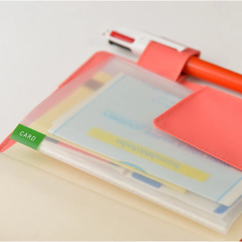 Hobonichi Card Case Clear Organizer