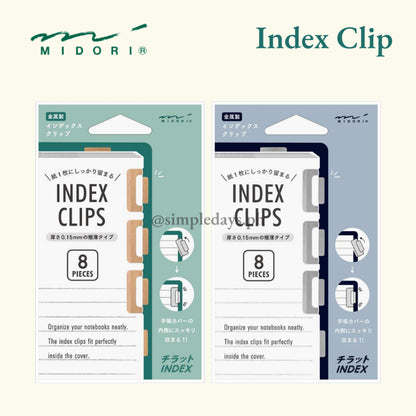 [On Hand] Midori Clip Index