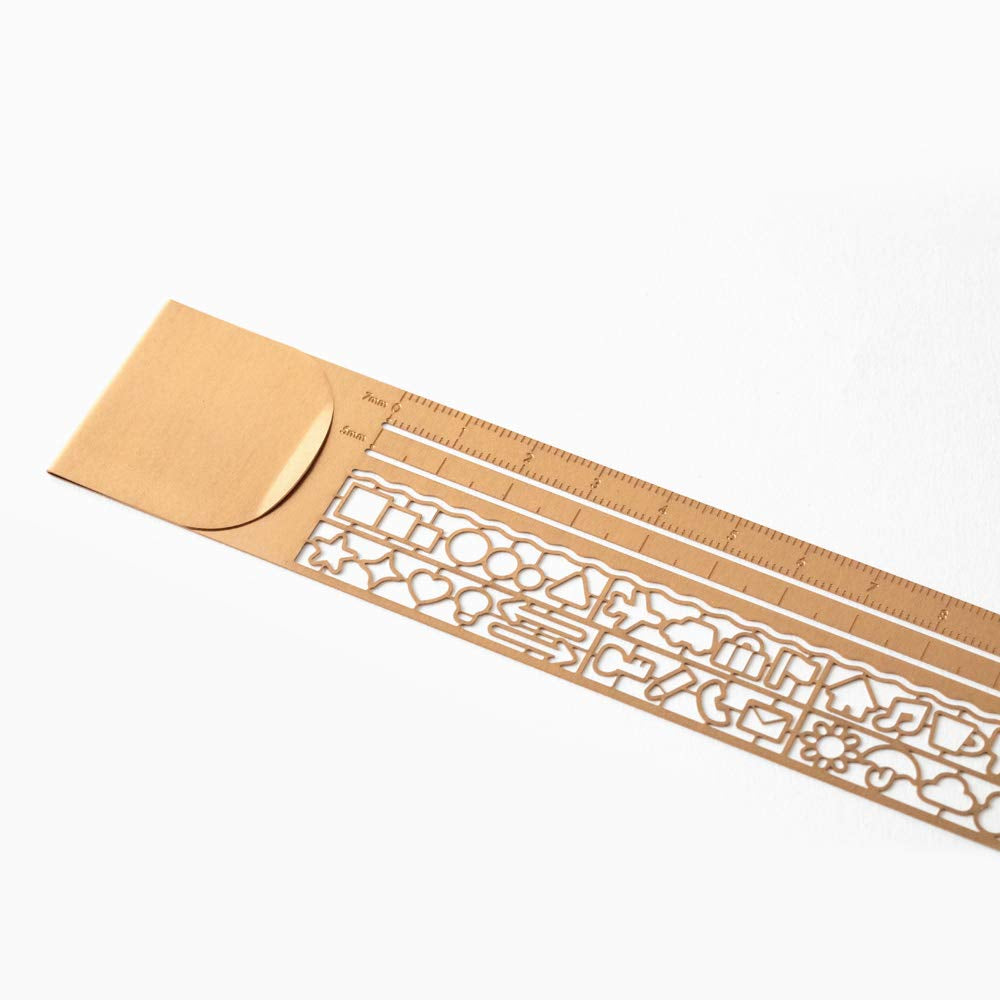 [On Hand] Midori Ruler / Stencil / Clip Ruler / Multi Ruler