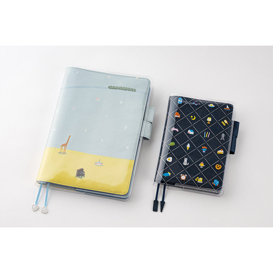 Hobonichi Clear Cover on Cover for A6 Original Planner A5 Cousin Weeks HON