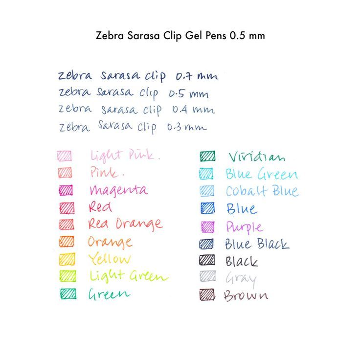 Zebra Sarasa Clip BLUE BLACK Gel Ball Pen 0.3 0.4 0.5 0.7 1.0 mm