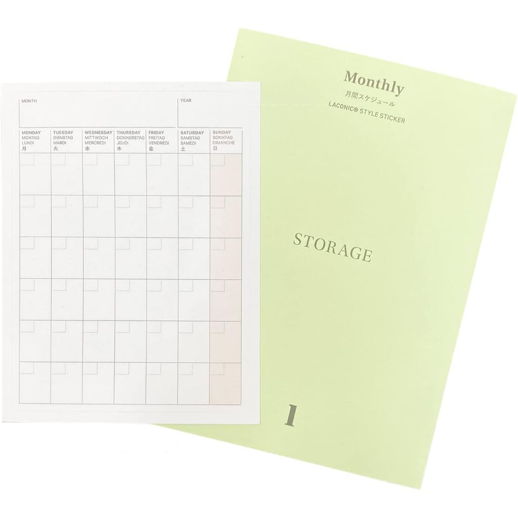 Laconic Style Notebook Stickers