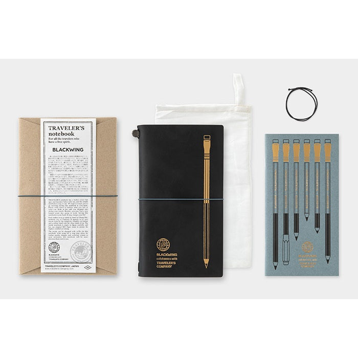 Traveler's Notebook BLACKWING Black Starter Kit