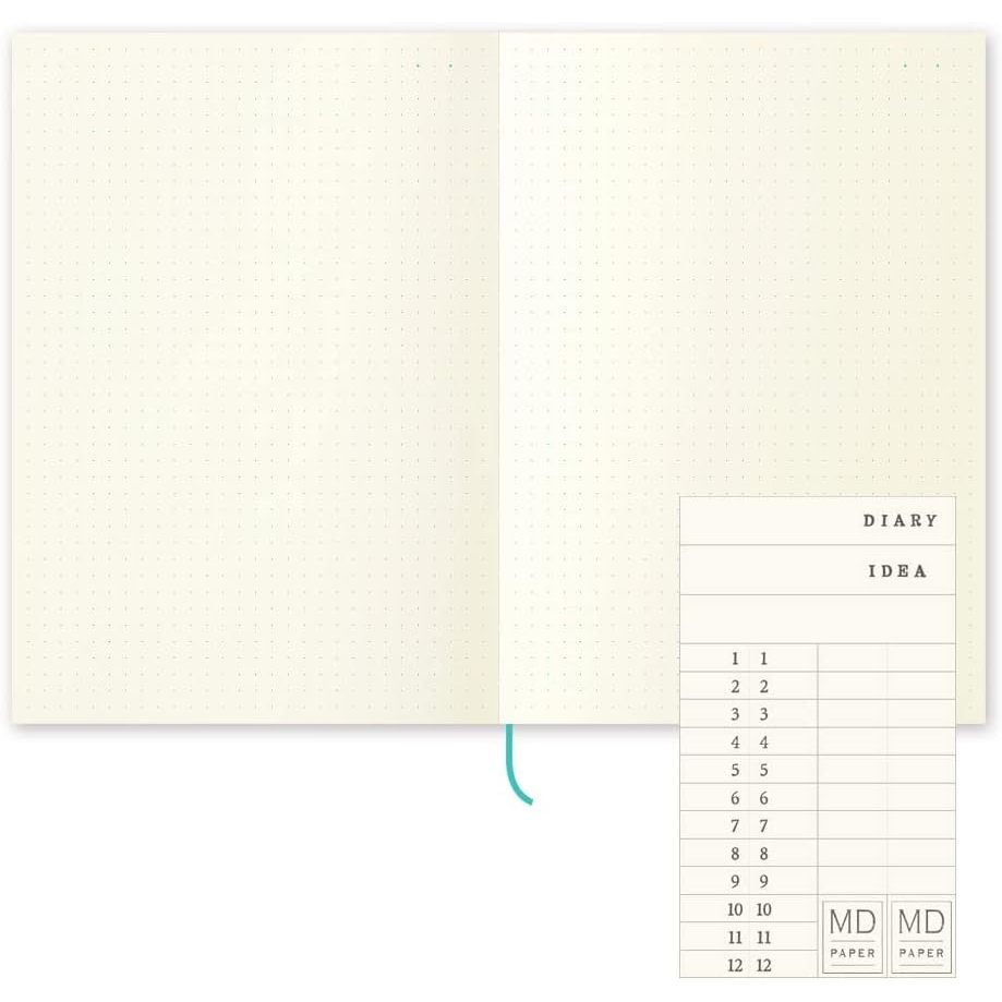 [On Hand] Midori MD Note Cover and Notebook - Grid / Blank / Ruled / Lined / A6 / B6 / A5