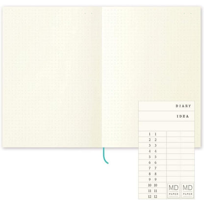 [On Hand] Midori MD Note Cover and Notebook - Grid / Blank / Ruled / Lined / A6 / B6 / A5
