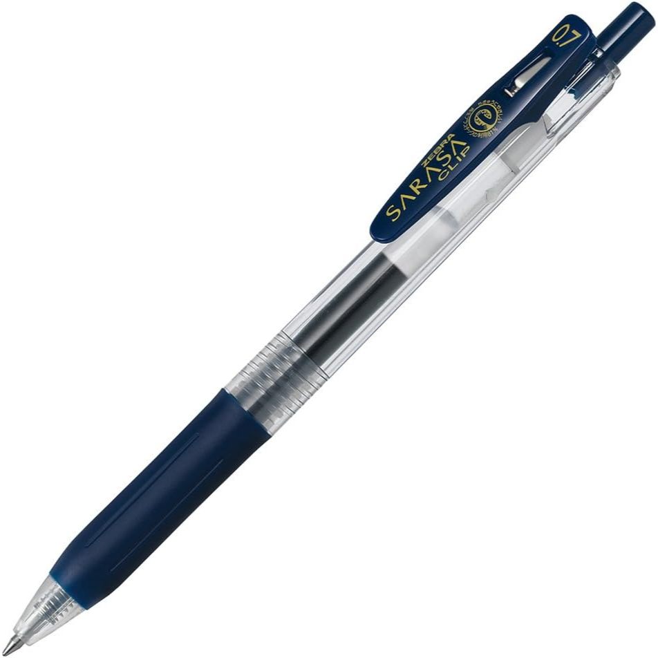 Zebra Sarasa Clip BLUE BLACK Gel Ball Pen 0.3 0.4 0.5 0.7 1.0 mm