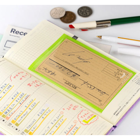 Hobonichi Add-on Pocket Adhesive Clear Envelope for Notebook