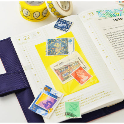 Hobonichi Add-on Pocket Adhesive Clear Envelope for Notebook
