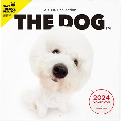 THE DOG 2024 Large Size Calendar [Bichon Frise]