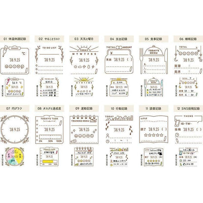 Shachihata Daily Log Stamp Main Body / Refill