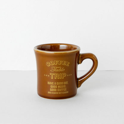 [On Hand] Traveler's Factory Mug Coffee Table Trip Brown