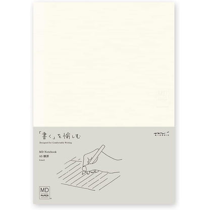 [On Hand] Midori MD Note Cover and Notebook - Grid / Blank / Ruled / Lined / A6 / B6 / A5