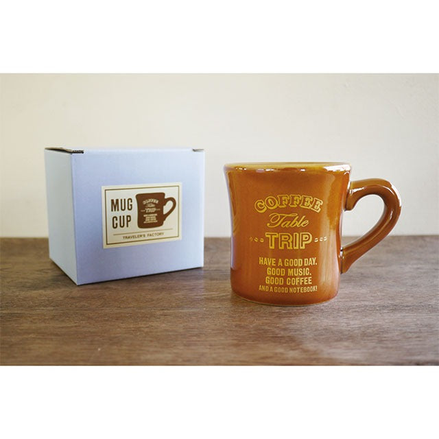 [On Hand] Traveler's Factory Mug Coffee Table Trip Brown