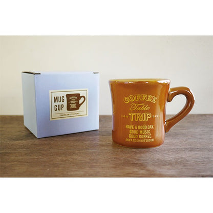 [On Hand] Traveler's Factory Mug Coffee Table Trip Brown