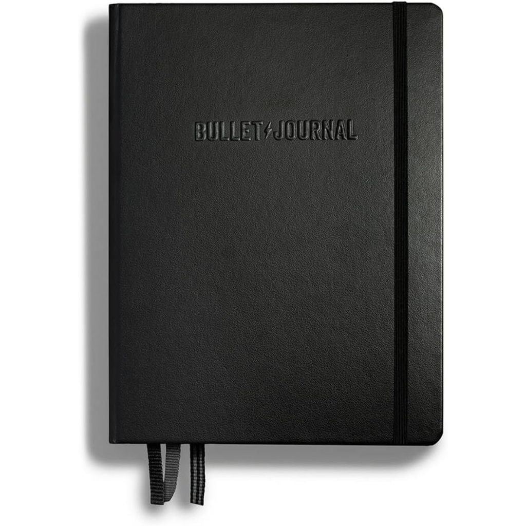 Leuchtturm1917 Bullet Journal Stealth Collector's Set - All Black Notebook Drehgriffel Pen Pen Loop