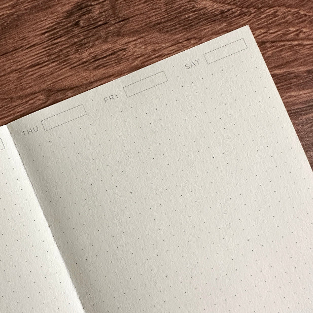 Baum Kuchen x Traveler's Company Dashboard Weekly Planner Insert Refill