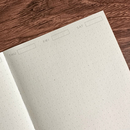 Baum Kuchen x Traveler's Company Dashboard Weekly Planner Insert Refill