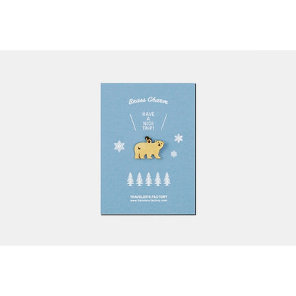 [Limited Edition] Traveler's Factory Brass Charm Small Bear for Notebook
