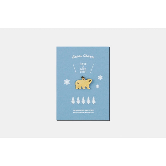 [Limited Edition] Traveler's Factory Brass Charm Small Bear for Notebook